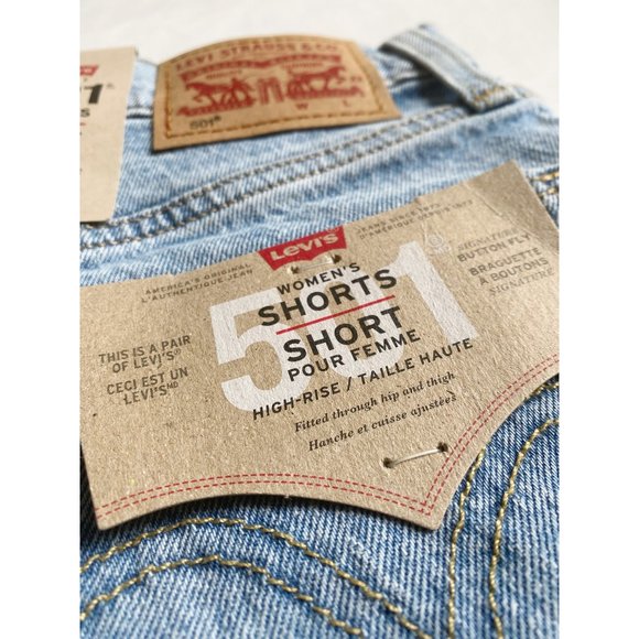 LEVI'S 501 ORIGINAL TANGO HIGH-RISE SHORTS - 25 - Picture 6 of 9
